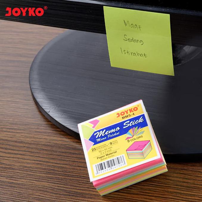 

MEMO STICK / STICKY NOTE / KERTAS MEMO / MEMO TEMPEL JOYKO MMS-4 KODE 794
