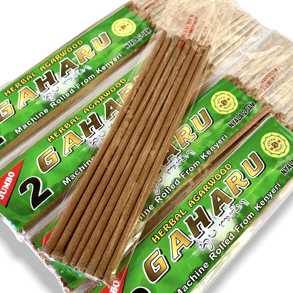 Dupa Jumbo 2 jam Gaharu Herbal 8 Stick 28 cm Abu Dingin