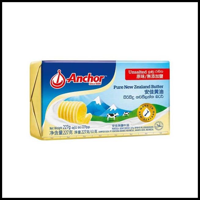 

Anchor Unsalted 227Gr Harus Instant Kurir