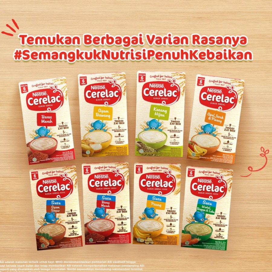 CERELAC Bubur Bayi 6 Bulan 120g 120 g