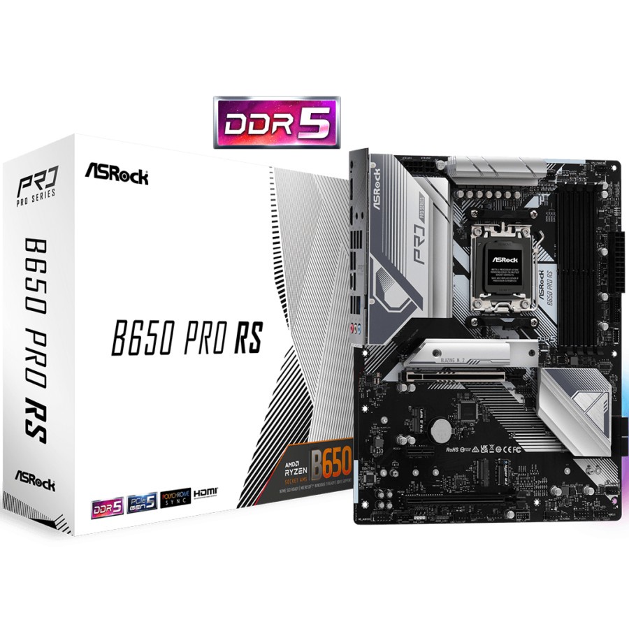 ASROCK B650 PRO RS DDR5 AMD B650 AM5 MOTHERBOARD