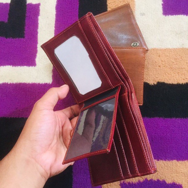 [[antonHilmanto]] dompet lipat pria kulit sintetis lokal pipa logo #dompetpria #dompetlipat #dompet