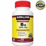 Kirkland Vitamin B12 5000mcg isi 300 Tabs