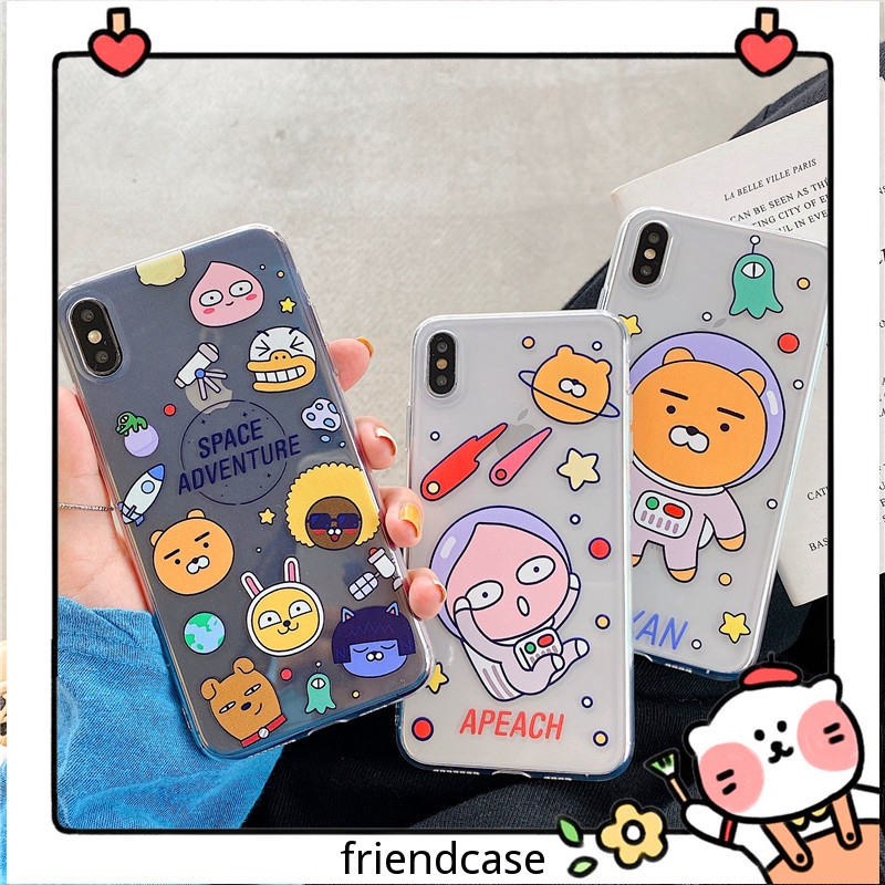 Soft Case Bahan Silikon Tpu Motif Kartun Apeach Untuk