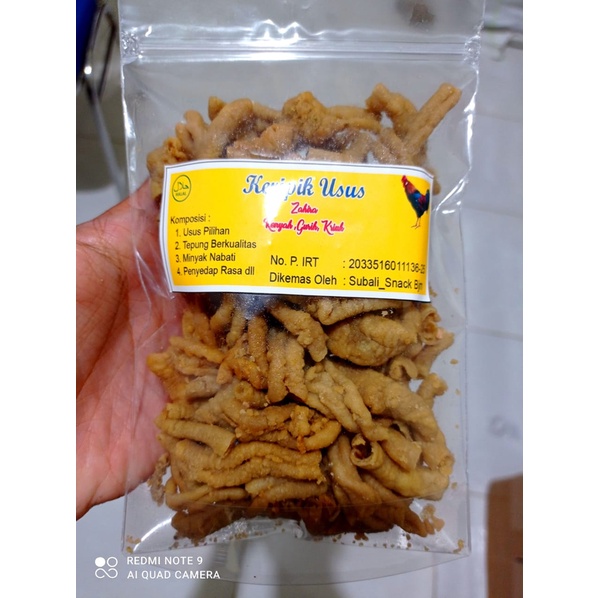 

Keripik usus ayank