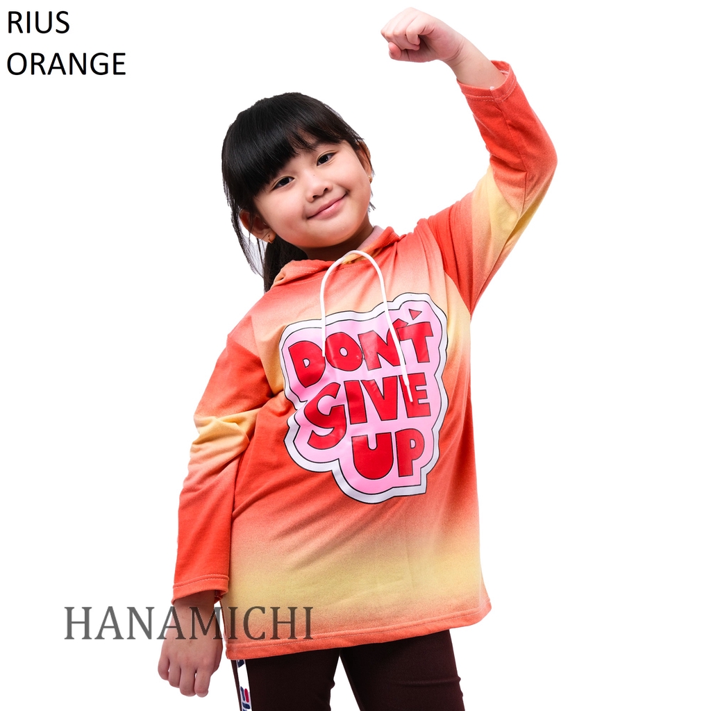 Hanamichi RIUS Hoodie Anak Sablon Lengan Panjang