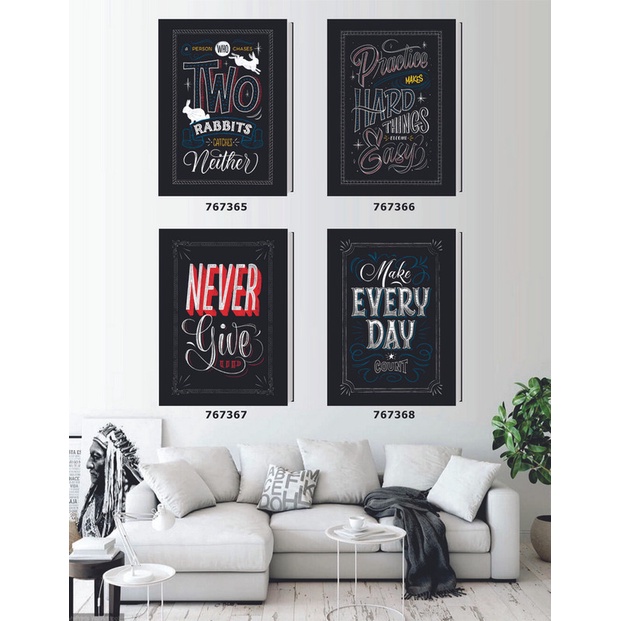 

Buku Tulis / Notebook / A5 Jepang / Typography / Set 2471
