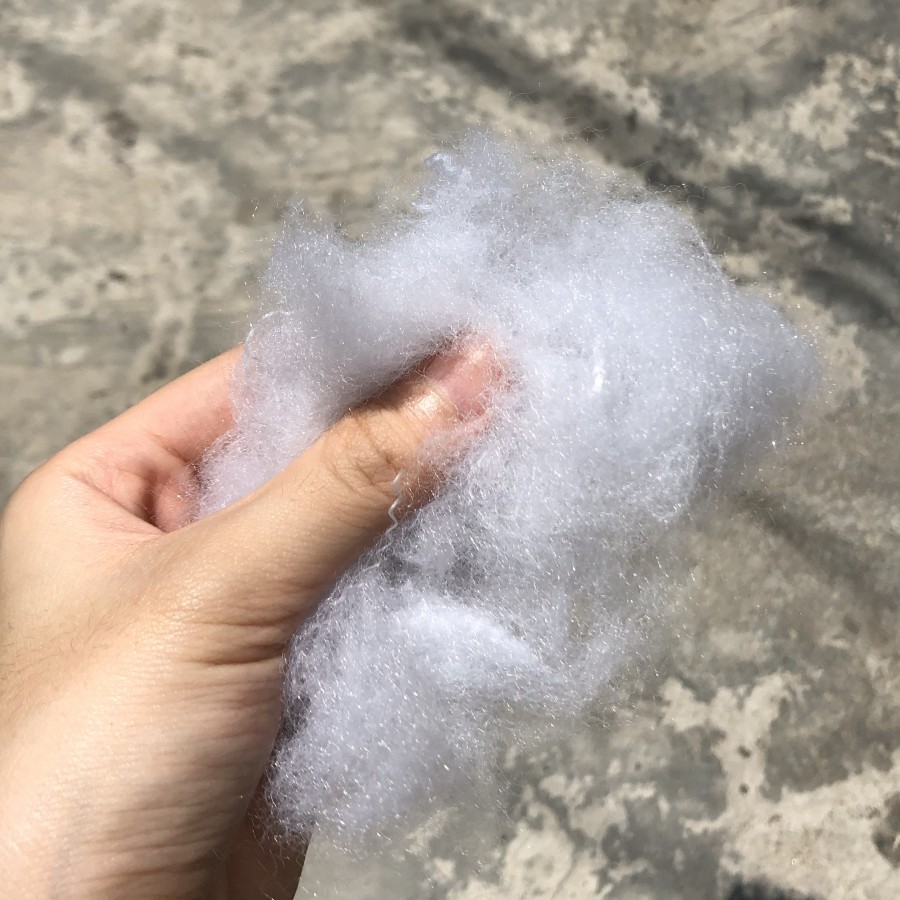 Dacron kiloan dakron silikon grade A 1kg - boneka bantal guling