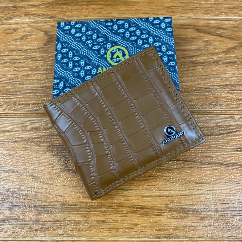 DOMPET PRIA MOTIF BUAYA LOGO DOMPET PRIA LIPAT MURAH DOMPET PRIA KULIT SINTETIS DOMPET COWOK SINTETIS DOMPET LAKI LAKI KULIT MOTIF ANDRANO