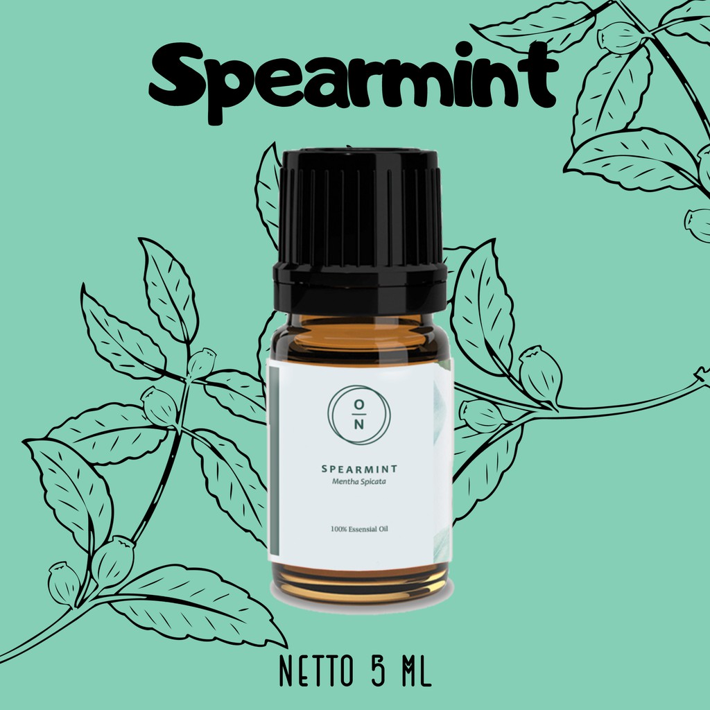Spearmint Oil Pure and Natural Spearmint Essential Oil Organic 100% 5 ml
