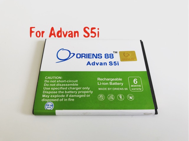 (P) Baterai batre battery Advan B8AD double power/IC ORIENS88