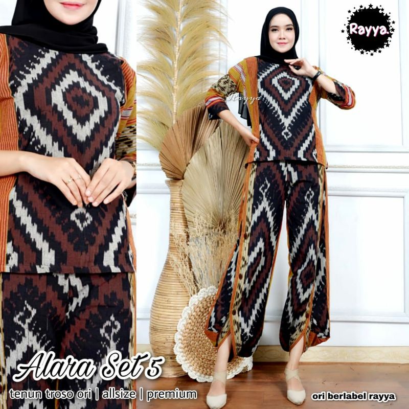Alara Set / Setelan Tenun / Siren Maxy / Dress Tenun