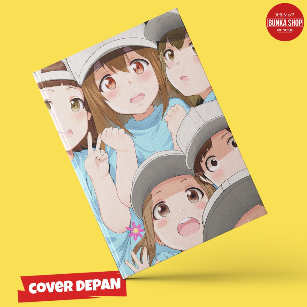 

Note Book Hardcover Film Anime Hataraku Saibou Platelet Ukuran A5 Buku Tulis Catatan Murah Jurnal Agenda Planner Notebook gift Couple