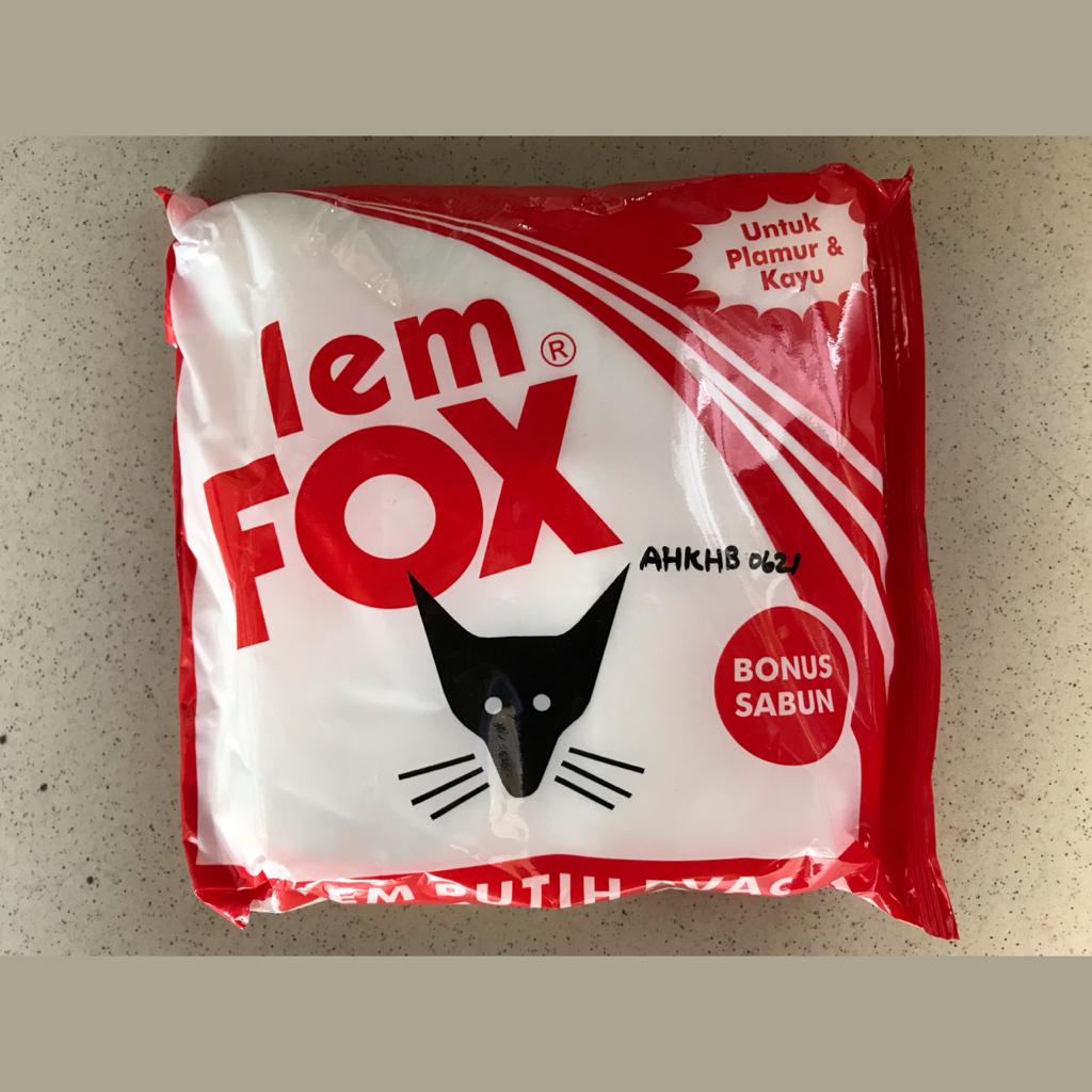 

Lem Fox Putih PVAc Bungkus 700gr Bungkus Merah / LEM KAYU
