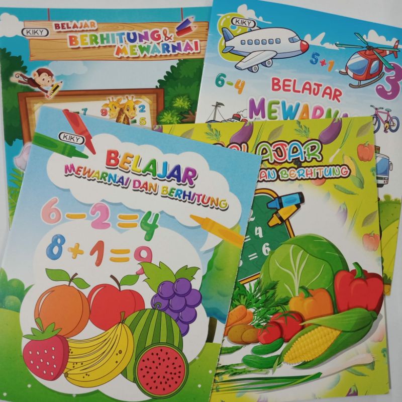 

BUKU MEWARNAI DAN BERHITUNG KIKY