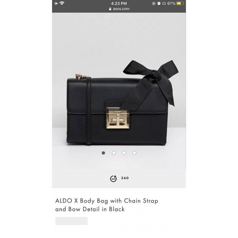 Aldo chain bow bag
