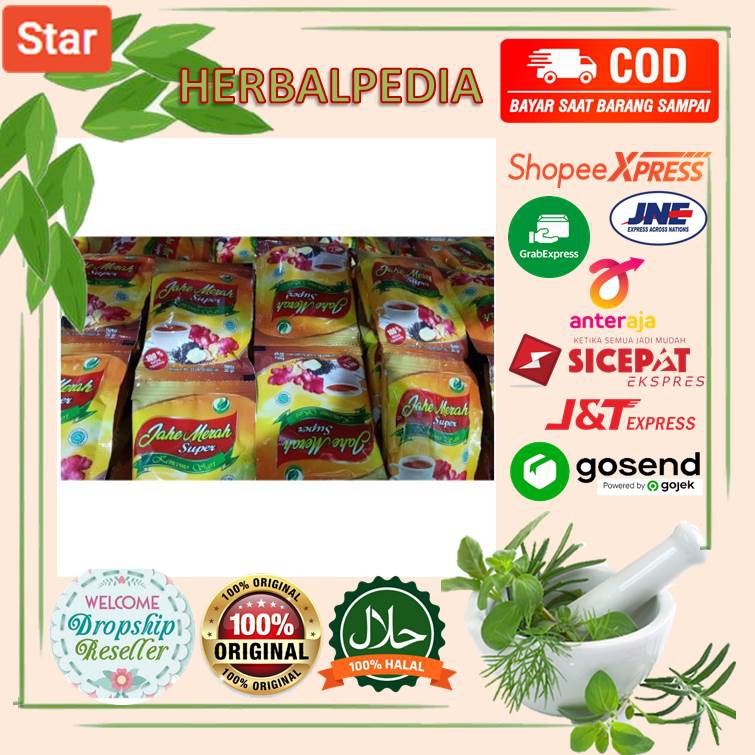 

MINUMAN HERBAL JAHE MERAH SUPER SACHET KENCONO SARI 30 GRAM PENGHANGAT TUBUH MELANCARKAN DARAH