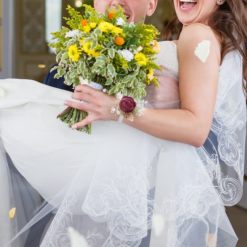 Gelang Bunga Korsase Imitasi Untuk Bridesmaid / Pernikahan