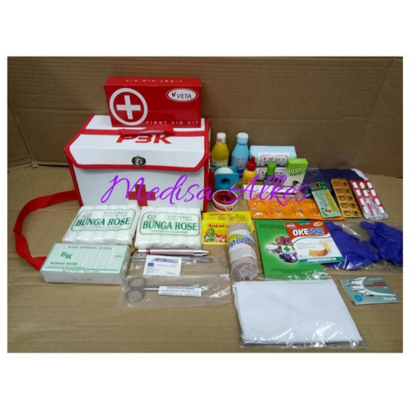 Paket p3k mobil / paket p3k isi lengkap bonus p3k minimalis