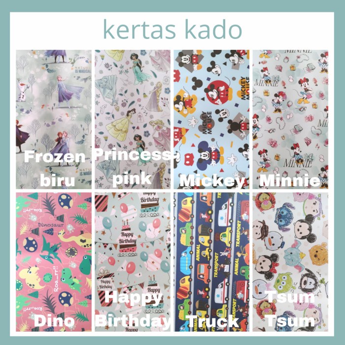 

Kertas Kado untuk Extra Packaging - KERTAS + KARTU