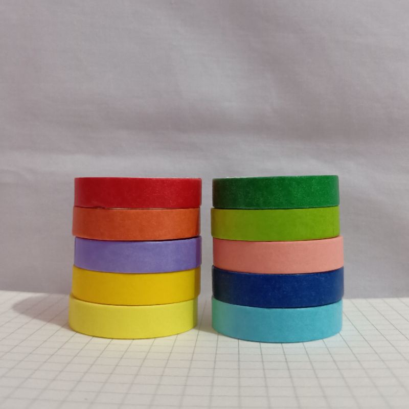 

WASHI TAPE SAMPLE - dapat 50 cm per sample/warna