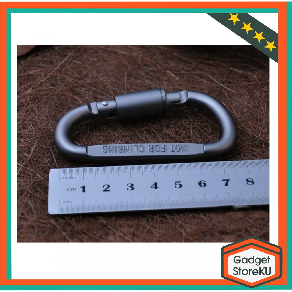 Karabiner/ Outdoor Quickdraw Carabiner Buckle/ Gantungan Tas