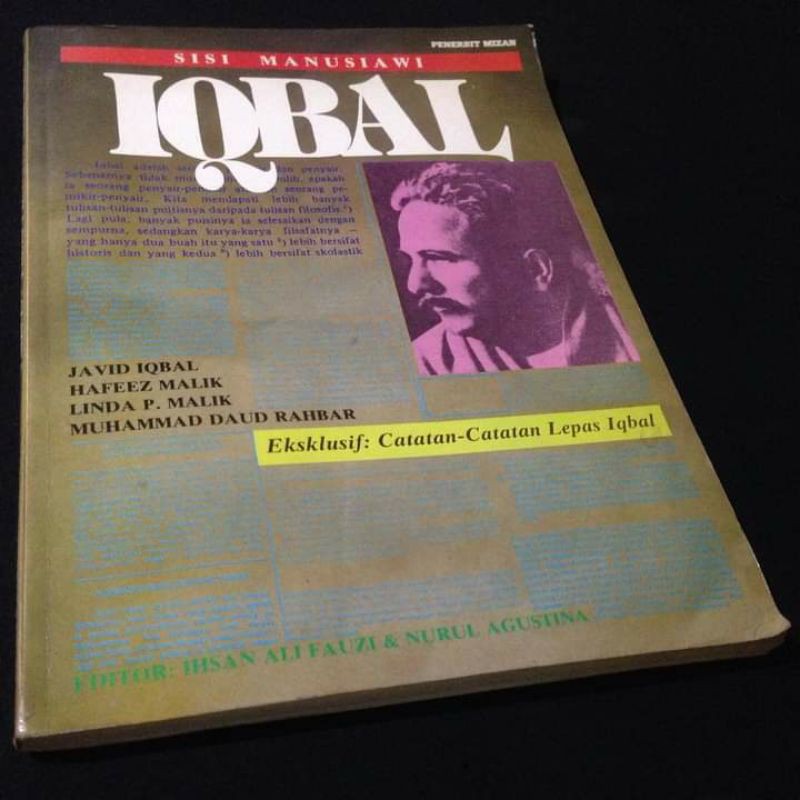 SISI MANUSIAWI IQBAL - Catatan catatan Lepas Muhammad Iqbal