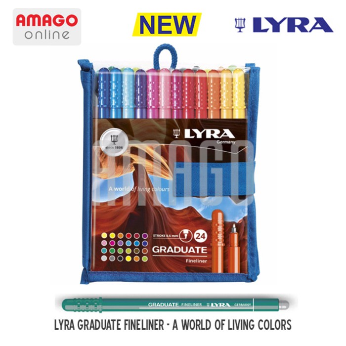 LYRA GRADUATE FINELINER - WALLET - 24 PCS - 6771240