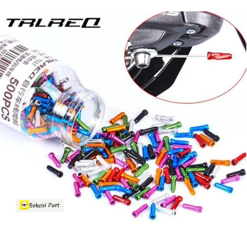 end cup Inner Shifter Tutup ujung kabel rem Shifter