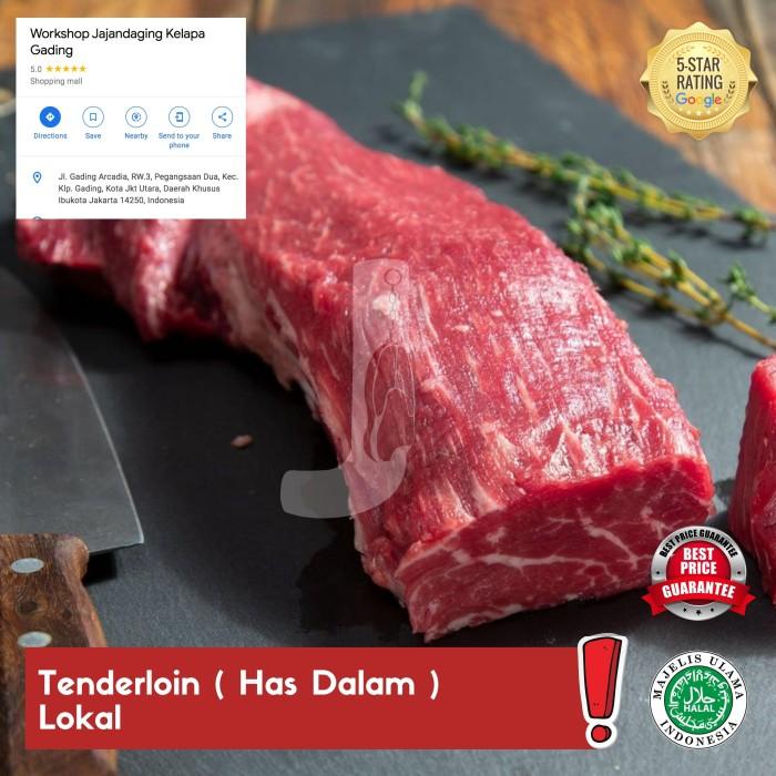 

Steak | Daging Sapi Tenderloin ( Has Dalam ) Lokal 1 Kg