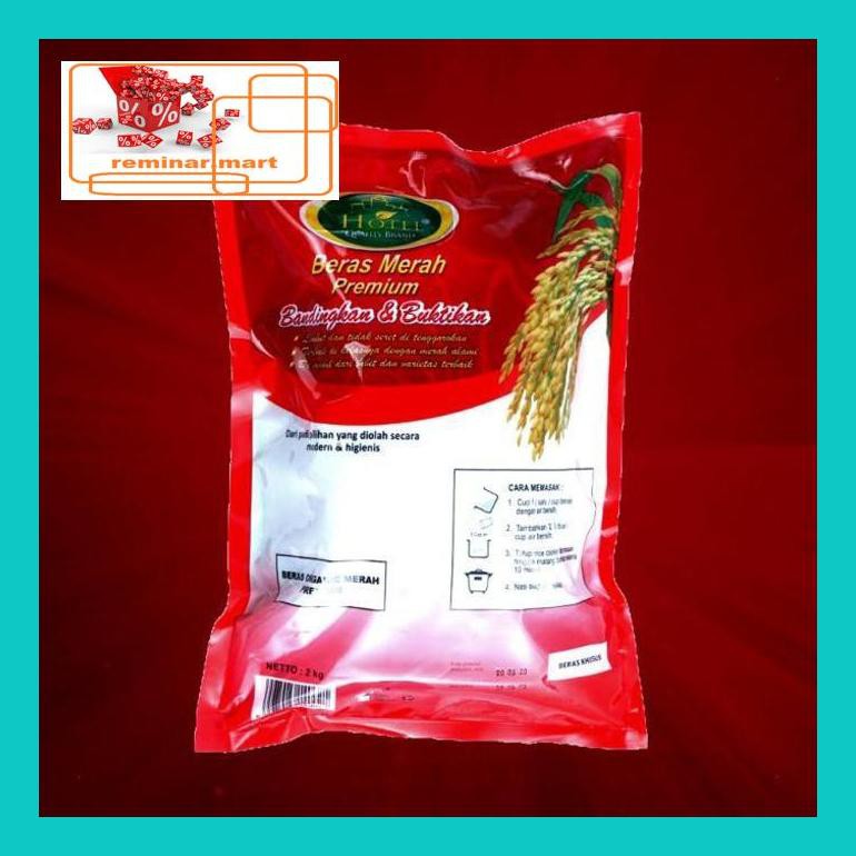 

S0Bers Beras Merah Organik Premium Hotel 2Kg Ric0S50B