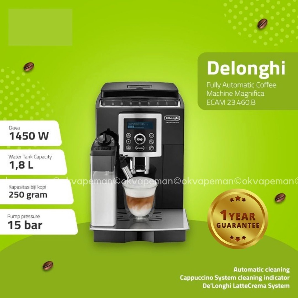 DeLonghi - Magnifica ECAM 23.460.B Mesin Kopi