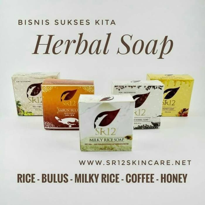 

Herbal soap SR12 skin care / Sabun Herbal SR12