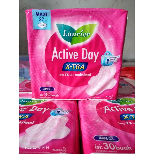 Laurier Active Day Wing 30 pads (Sayap)