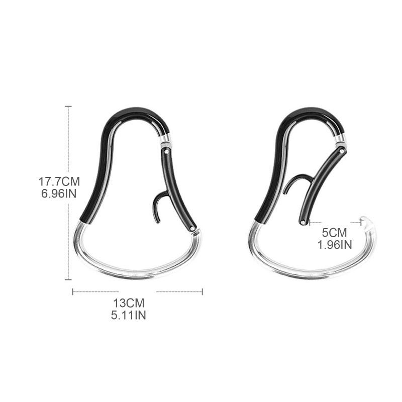 Mary Carabiner Bentuk Labu Bahan Aluminum Alloy Untuk Stroller Bayi