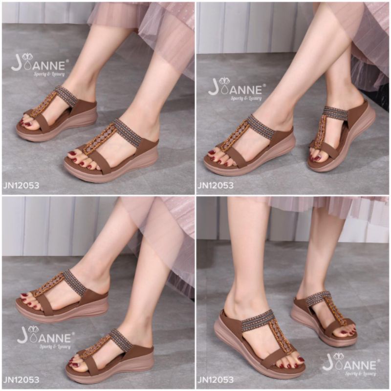 RESTOCK! [ORIGINAL] JOANNE Wedges Sandals Sepatu Wanita #JN12053