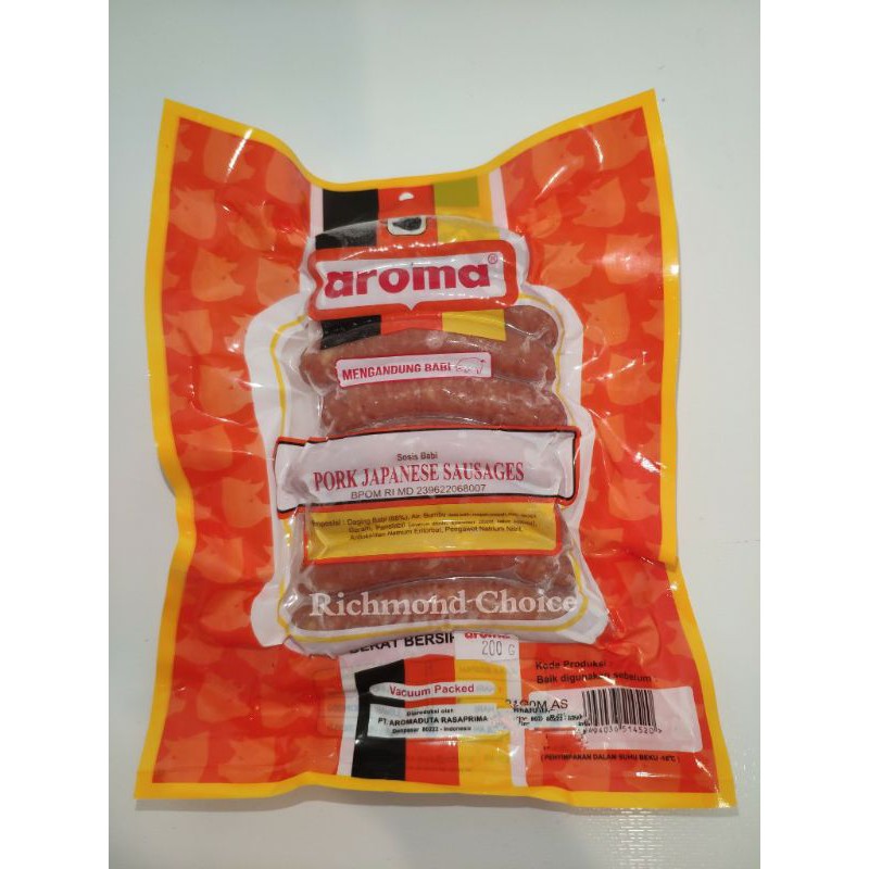 

PORK JAPANESE SAUSAGES AROMA 200 GRAM