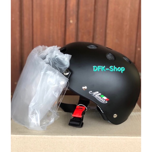  Helm  Sepeda  Monsa Face  Shield  Visor Kaca Shopee 