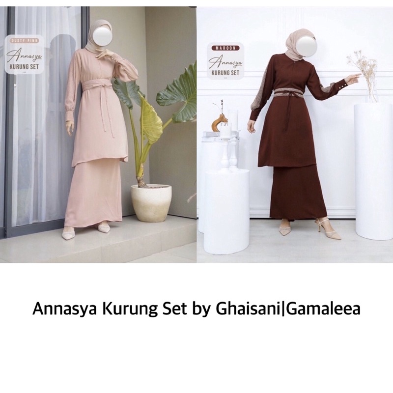 ANNASYA KURUNG SET by GAMALEEA