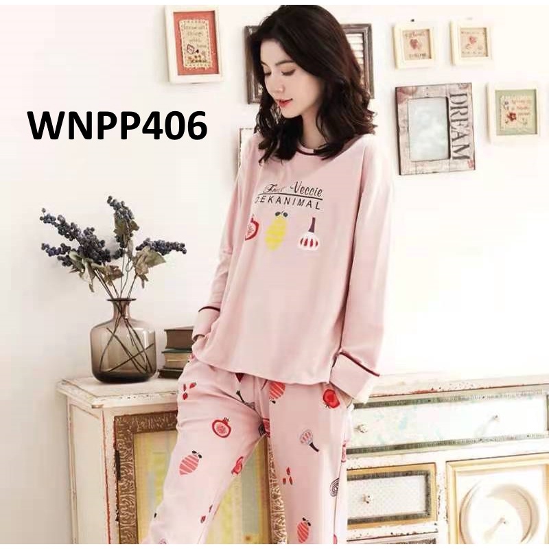 BAJU TIDUR PIYAMA WANITA CEWEK IMPORT MURAH BAGUS