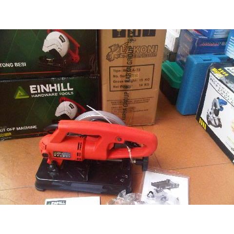 Mesin Cut Off Einhill 7" Alat Potong Besi Logam Metal Watt Kecil 700w