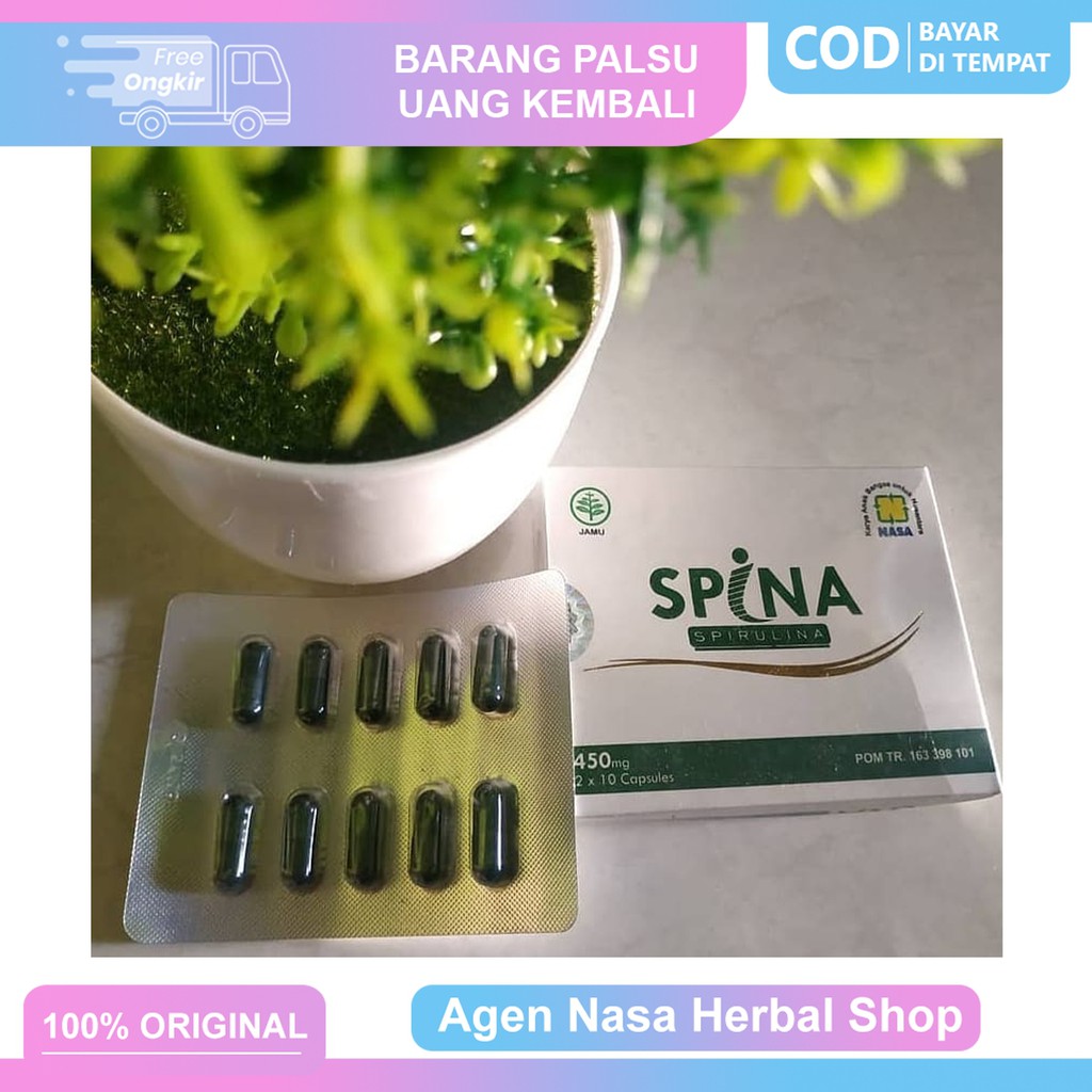 Masker Wajah Organik Spirulina Nasa Original Bpom - SPIRULINA