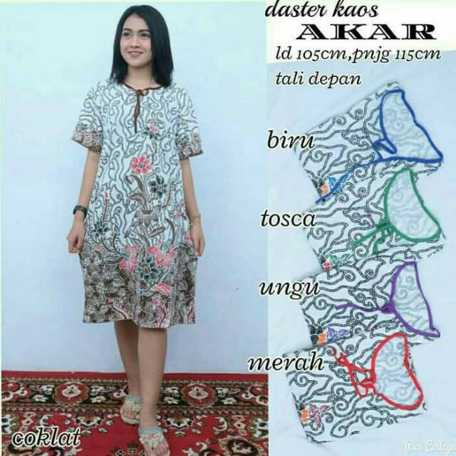 Daster Wanita Batik Pekalongan Baju Hamil Shopee Indonesia