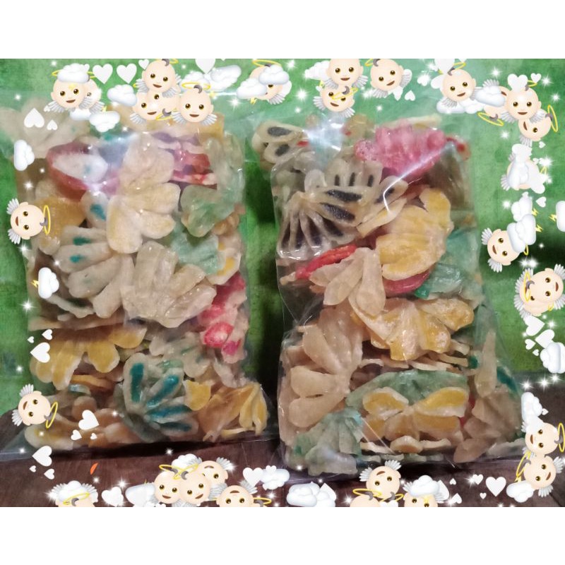 

kerupuk kentang 5 jari mentah