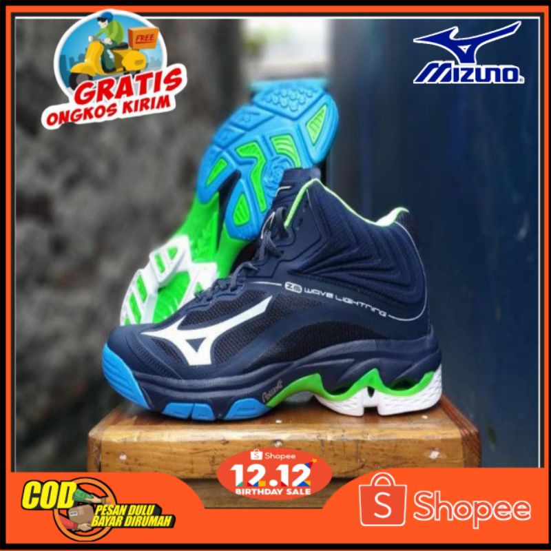 Bayar Di Tempat / Cod Sepatu Mizuno wlz 6 / sepatu voli mizuno wlz 6 /sepatu tenis/wlz 6