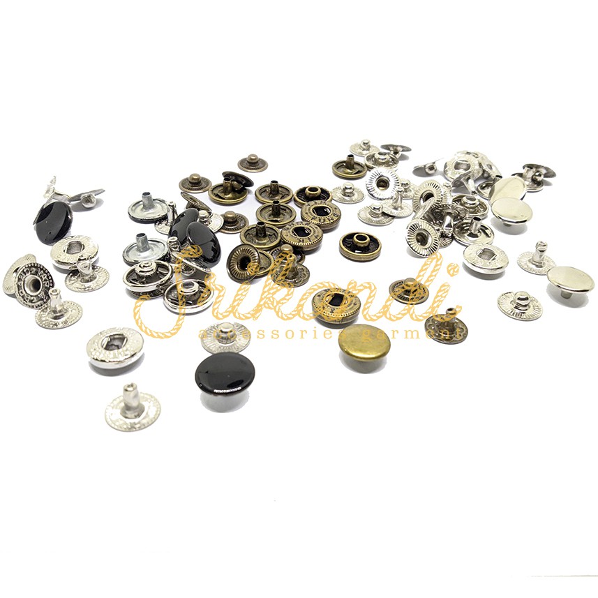 Kancing Cetet Besi 10 Mm / Kancing Jepret Bes V 230