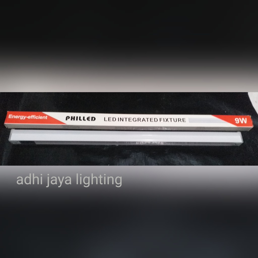 Lampu  TL tube T5 led integrated fixture philled 9 watt putih termurah