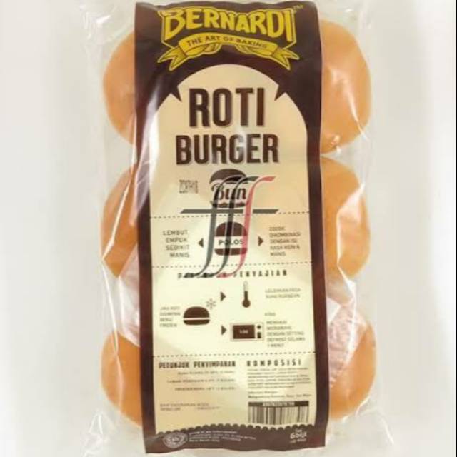 

Bernardi roti burger isi 6 250 gram