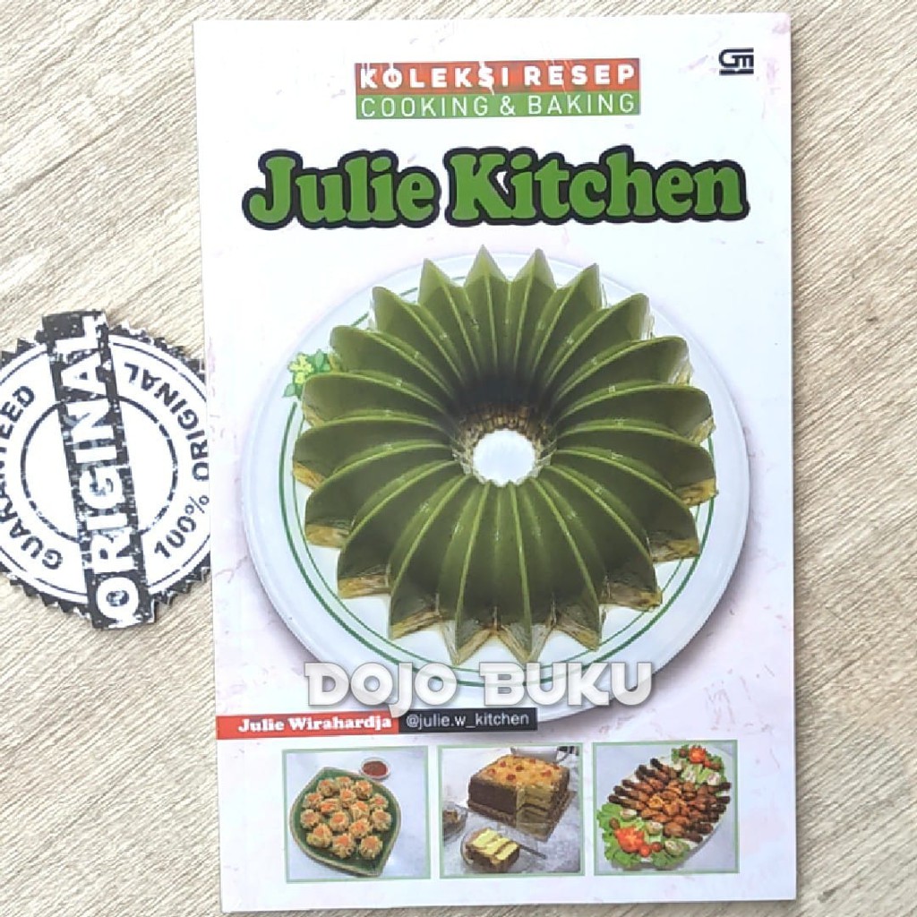 Buku Koleksi Resep Cooking &amp; Baking Julie Kitchen by Julie Wirahardja