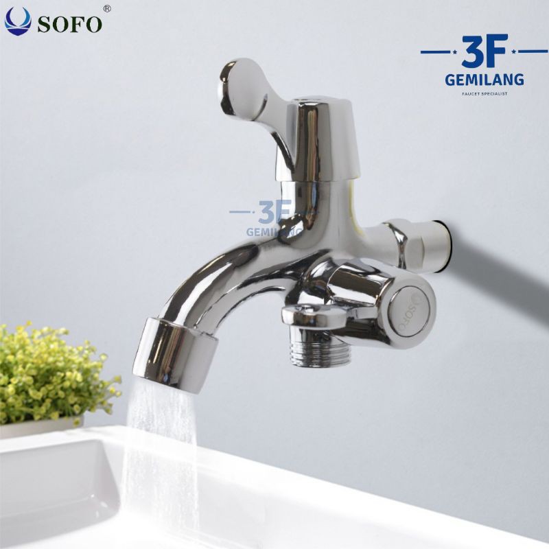 Sofo - Kran Shower CABANG CHROME ELEGAN 1/2 INCH PREMIUM QUALITY